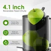 4.1 inch (104MM) slow speed cold press juicer with ultra wide feed chute, used for pure juicers of vegetables and fruits 2