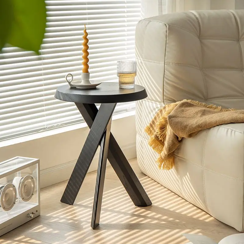 Solid Wood, Sofa, Simple, Nordic, Living Room, Coffee Table, Bedside Table, Shelf, Corner Table