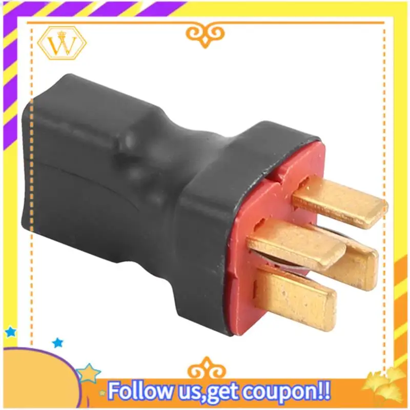 Remote Control Car Accessories Dual Battery Connector T-Shaped Adapter With Fixing Strap For XLH 9125 RC Replacement Parts