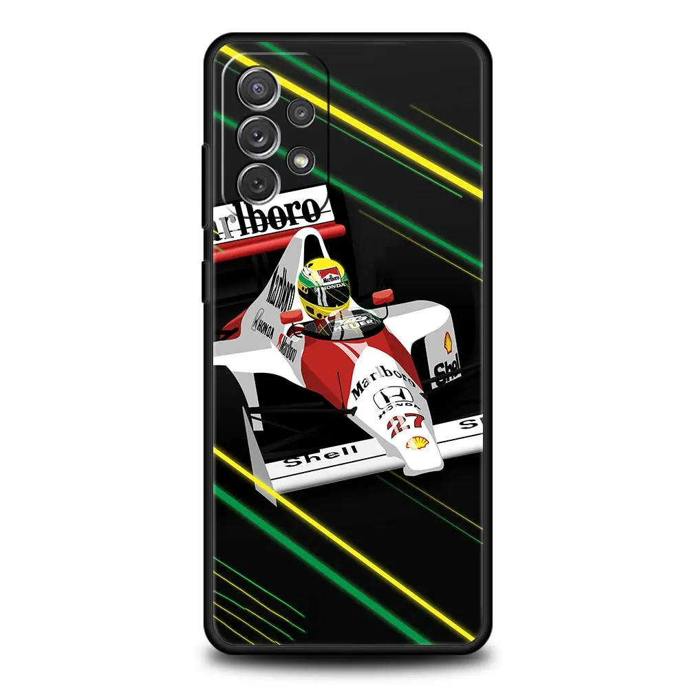 Ayrton Senna F1 Themed Phone Case Cover