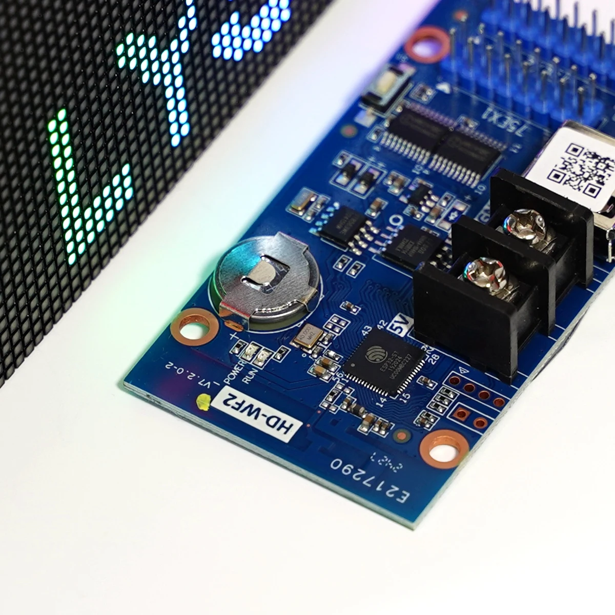 Huidu HD-WF2 Full Color Small LED Display WIFI Control Card Support P5 P8 P10 RGB Panel
