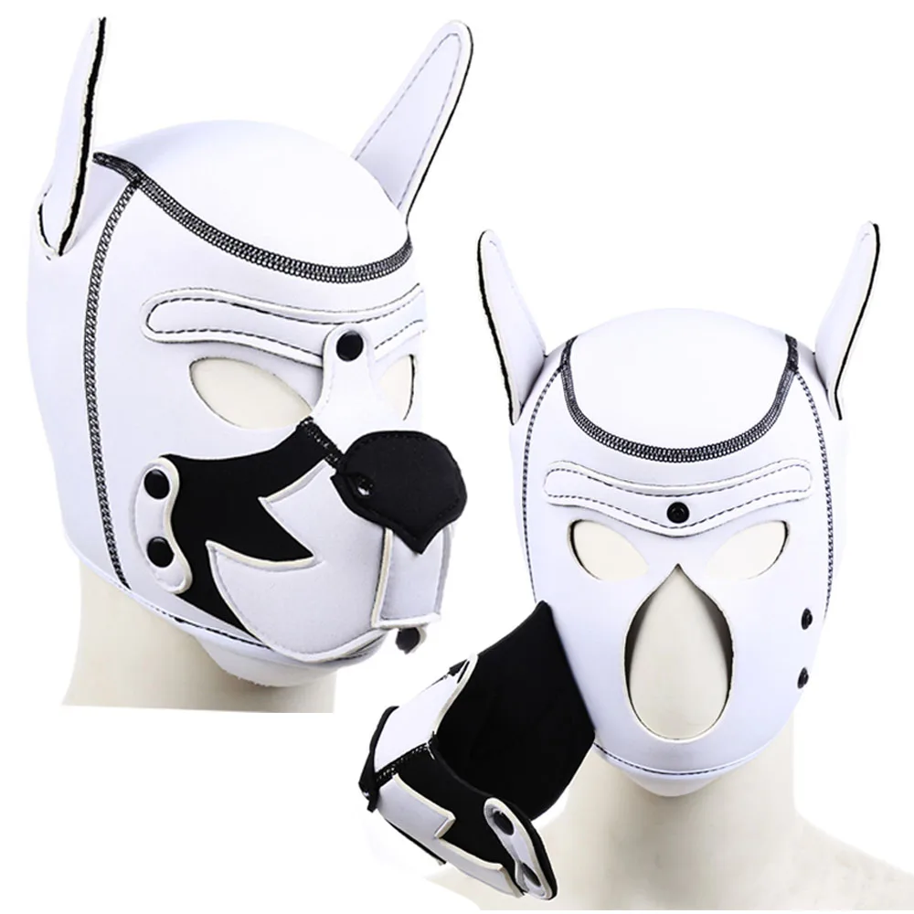 Puppy play hood bdsm valpmask för par_voghion.com