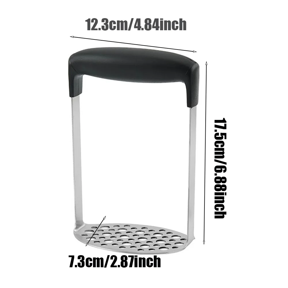 Potato Masher Stainless Steel Potato Masher Vegetable Crusher Kitchen Gadget Multifunctional Specialized Mud Pressing
