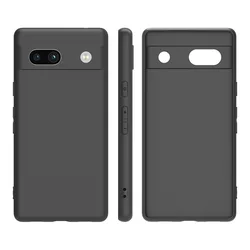 Slim Soft TPU Silicone Phone Case Cover for Pixel 10Pro XL (Black)