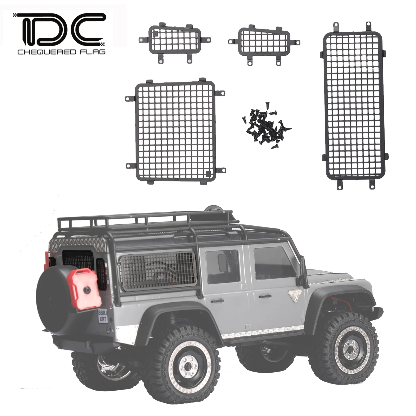 DJ 1/18 KIT Accessories Window Net Anti-scratch Strip Chassis
