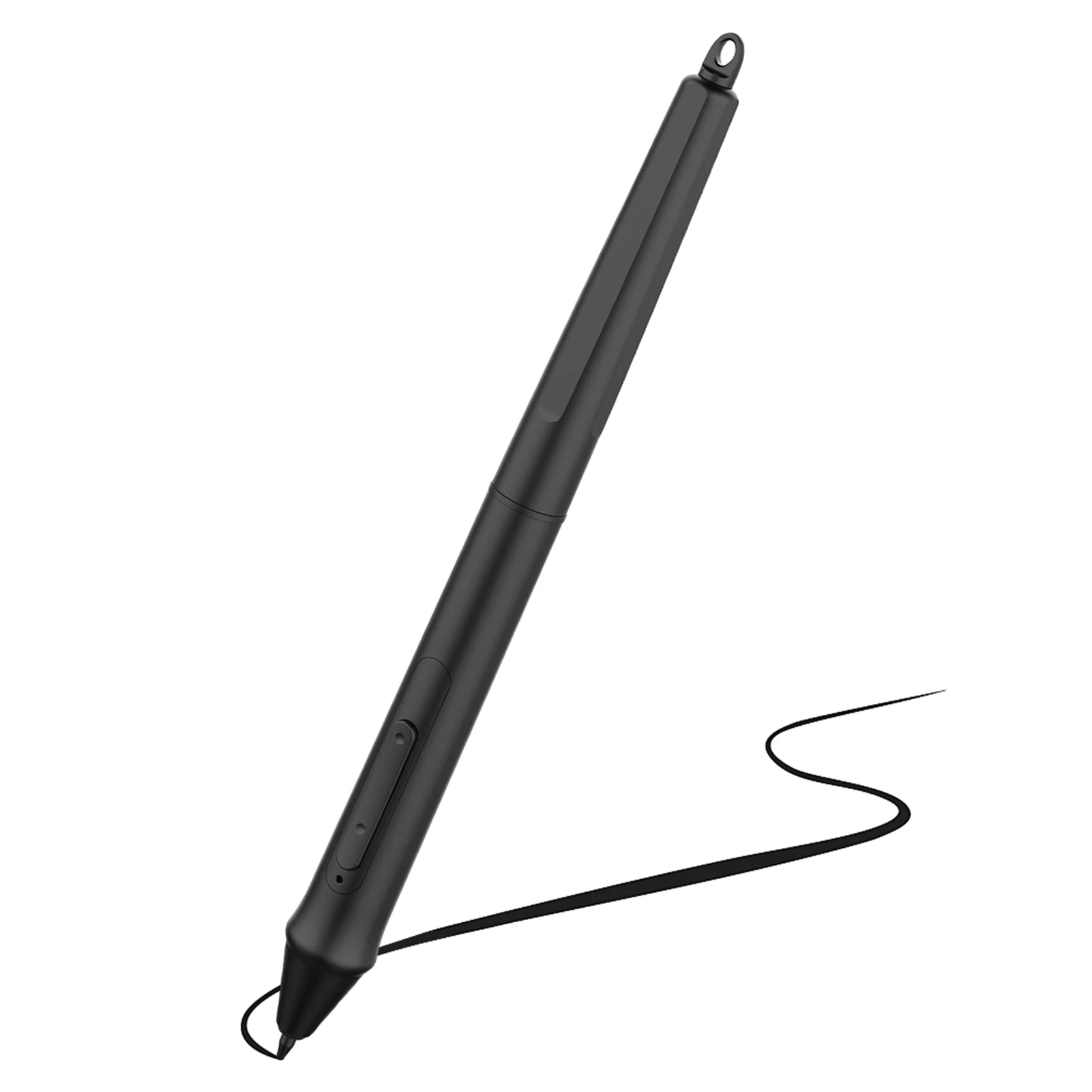 Huion Inspiroy/Kamvas 시리즈 그래픽 태블릿용 무배터리 스타일러스 펜, 8192 압력 레벨, 사용자 정의 키 2 개 포함, W517