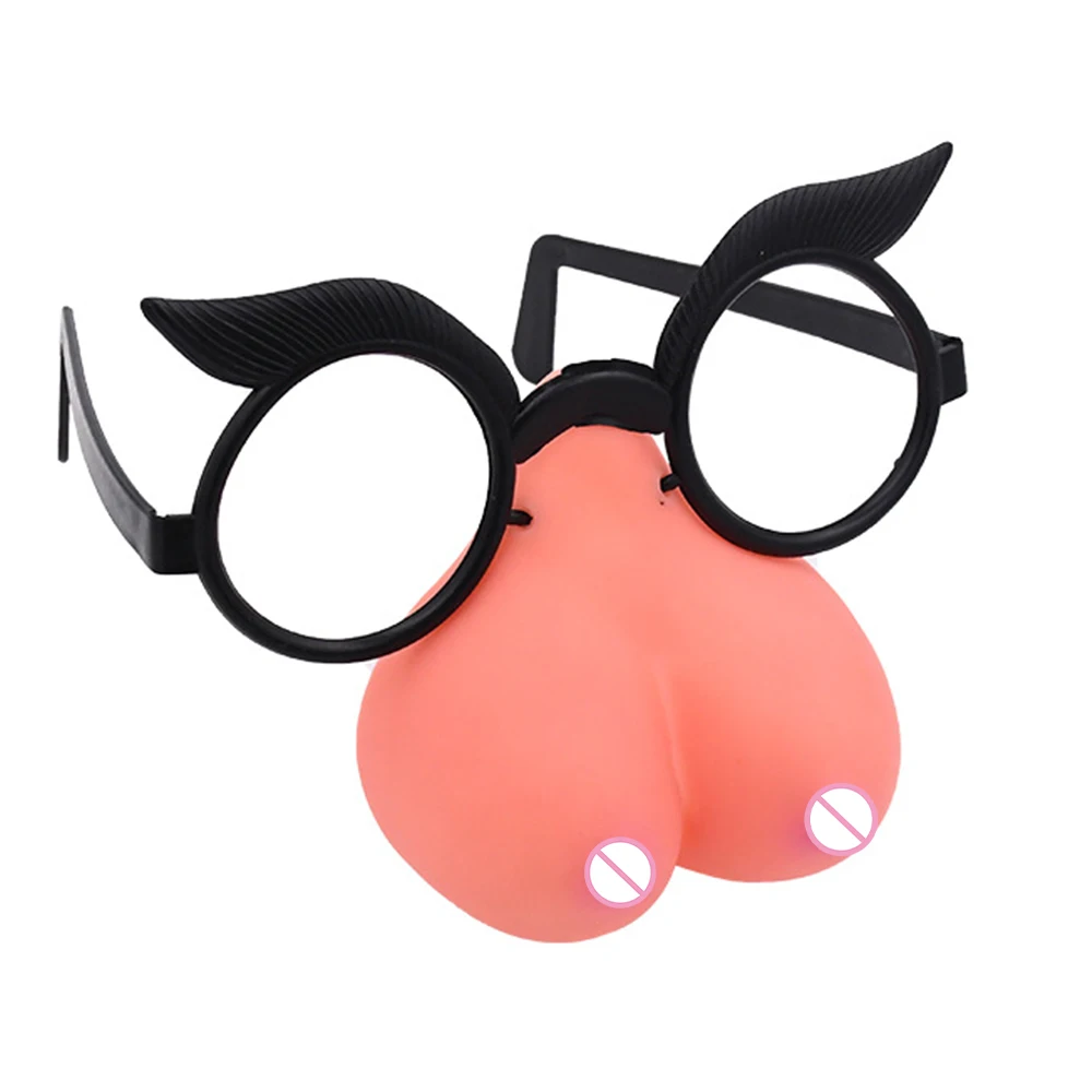 Halloween Disguise Nose Glasses Funny Big Nose Tricky Props Festival Party Props Supplies Adult Sex Products Erotic Accessories