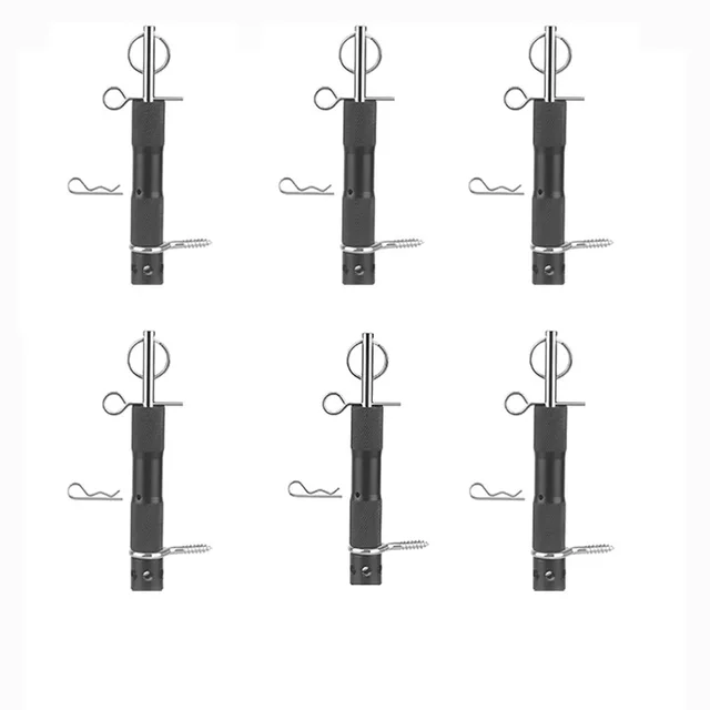 6pcs 9x5x1.6cm Grey