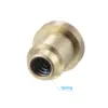 Uxcell 4Pcs Brass Push Button Flange Grease Oil Cup 6mm Ball Oiler for Lubrication System 4