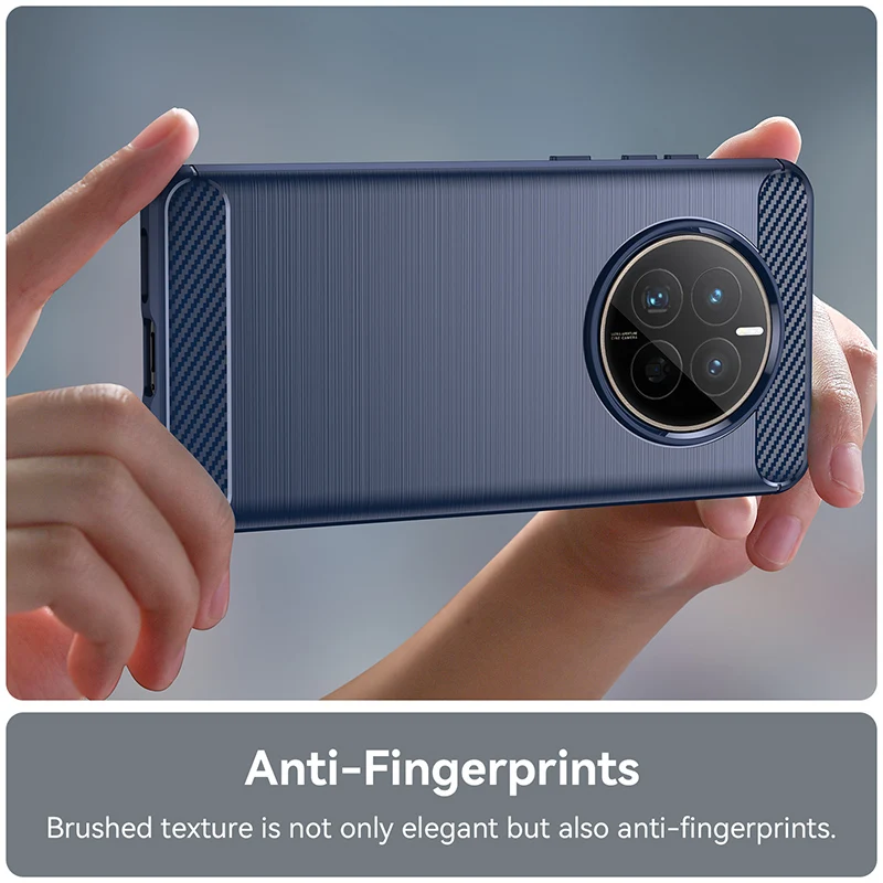 Premium Shockproof Carbon Fiber Phone Case with Silicone Protector Cover