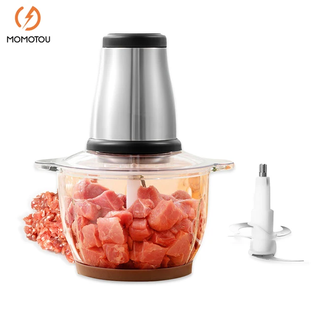 2Speeds 304Stainless Steel Electric Chopper Meat Grinder Mincer Food  Processor Slicer Vegetable food chopper meat slicer machine - AliExpress