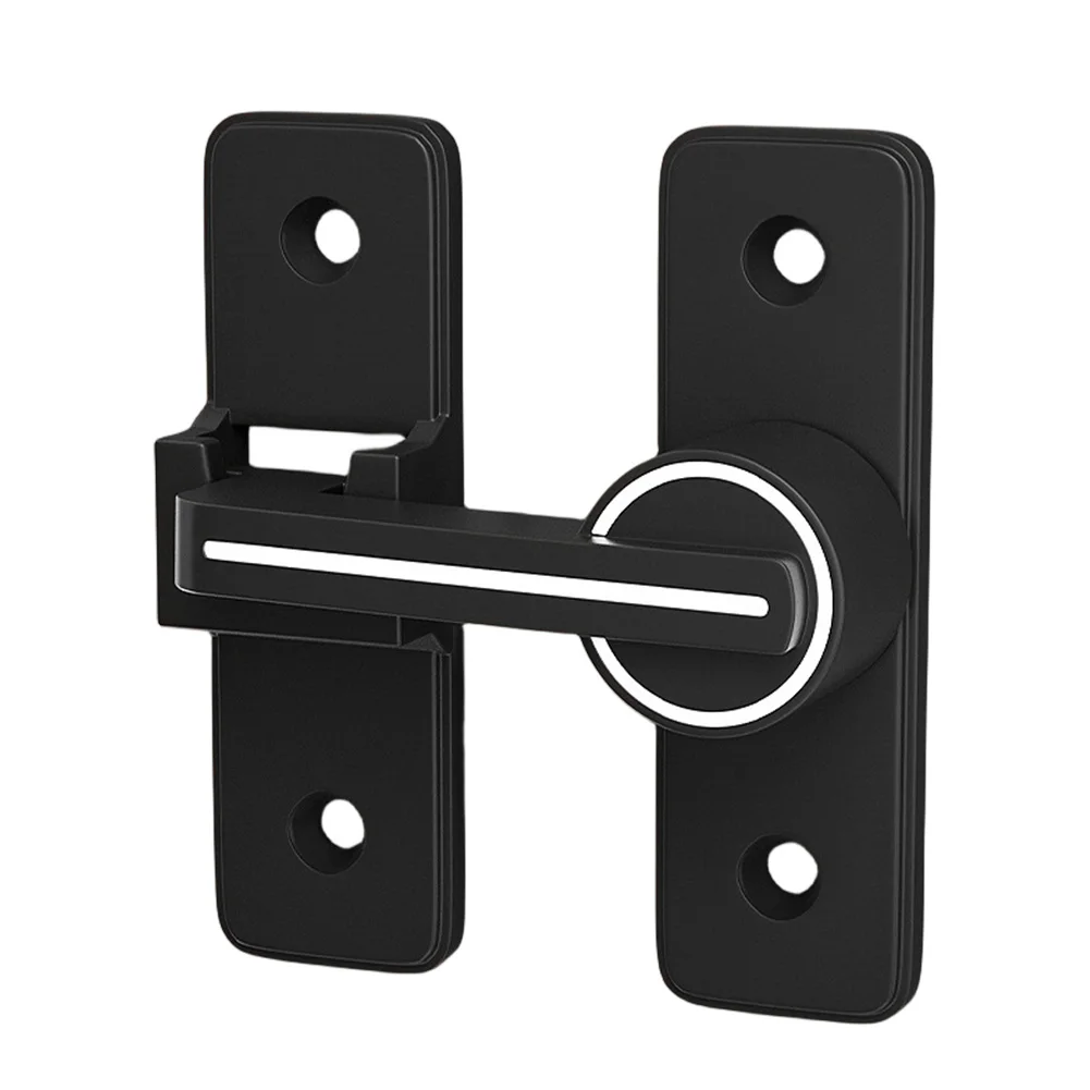 Description Picture 6 of itemLuminous Flip Door Latch 90 Degree Right Angle Barn Lock Heavy Duty Safety Door Bolt Latch Lock Zinc Alloy Bathroom Door Lock