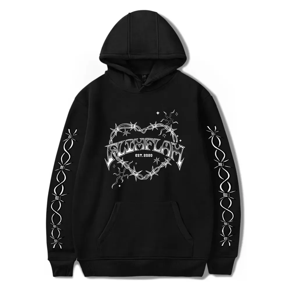 Men's and Women's Long Sleeve Flamingo Sweatshirt, Flam Print, Flim Flam, Merch Sweatshirt, Casual Pullover, Sweatshirts, Fashio