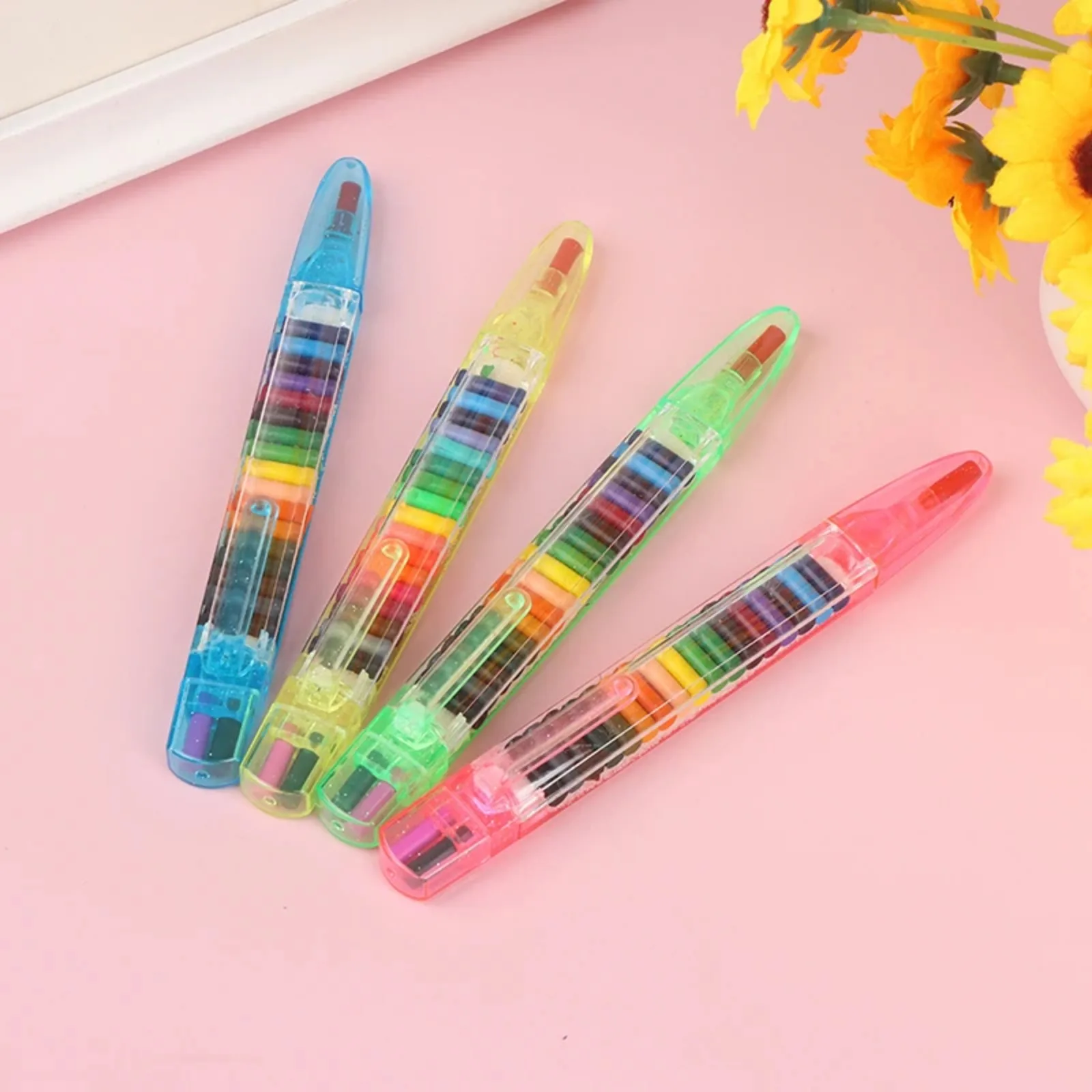 20 Colors/pcs Cute Kawaii Crayons Oil Pastel Creative Colored Graffiti Pen for Kids Painting Drawing Supplies Student Stationery oil pastels colored crayons children painting supplies