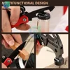Multitool Claw Hammer Stainless Steel Knife Plier Tool Nylon Sheath Outdoor Survival Camping Hiking Portable Pocket Claw Hammer 6