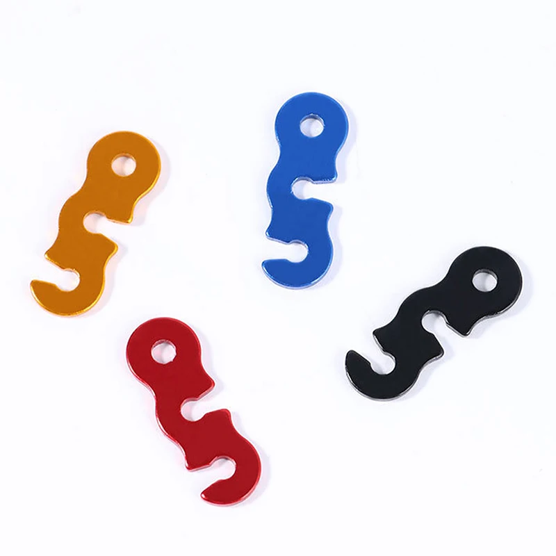 

5Pcs Adjustable Camping Tent Cord Rope Buckle S Type Tensioners Fastener Kit Outdoor Camping Tents Securing Accessories