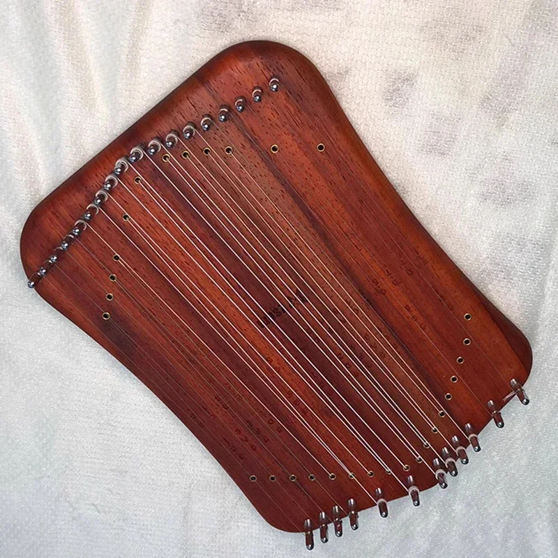 Portable 18/30 Strings Lyre Harp Maple Wood Chromatic Thumb Harps Luxury Fingerplay Lyres Professional Strings Instruments Gifts