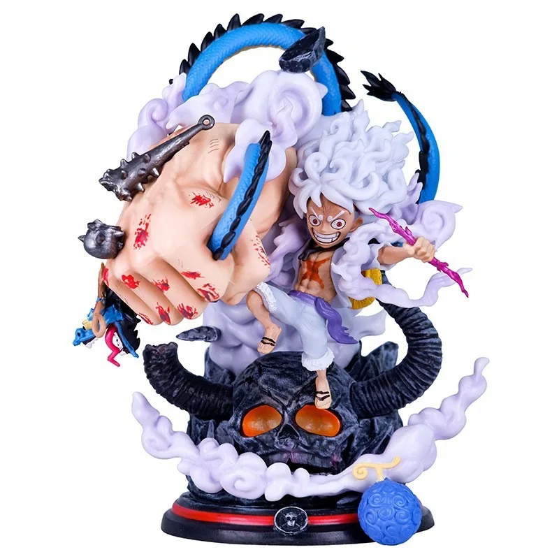 

19,5 см Луффи Sun God 5th Gear ONE PIECE GK статуя из смолы экшн-фигурки Модель Игрушка Аниме кукла подарок кукла кулак цвет случайный ророноа Зоро
