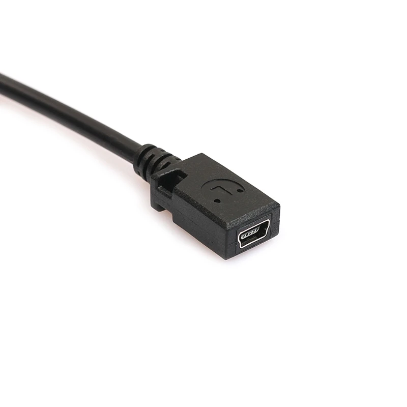 Cavo Adattatore Da USB Type-C Maschio A Mini USB Femmina Con Gomito A 90 Gradi – Prolunga Da 27 Cm Per Trasferimento Dati E Sincronizzazione, Per Laptop E Telefono