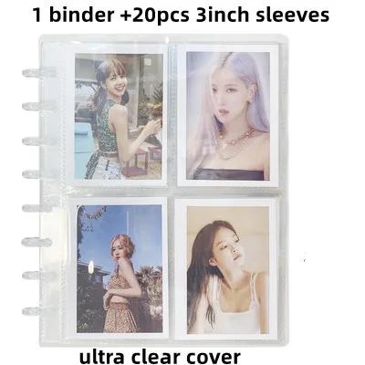 Mushroom Hole 3/5/7 inch Kpop Photocards Album Collect Book Star Chaser  Album Small Card Storage Album Stationery - AliExpress
