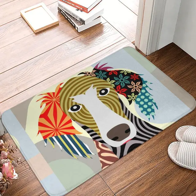 Basset Hound Dog Throw Rugs Non-Slip Bathroom Carpet Bath Mats Doormat Area  Rug Indoor Bedroom