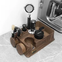 KISSHOME Espresso Tamper Station Knock Box Coffee Portafilter Holder 51mm 54mm 58mm Delonghi Breville Accessories Barista Tools 6