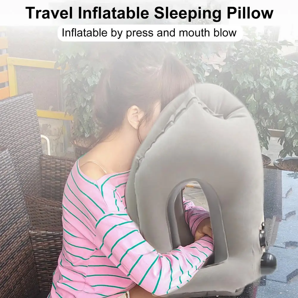 New Inflatable Travel Hug Pillow Lunch Break For Airplane Cars Office  Napping Outdoor Neck Support Comfortably Portable - AliExpress