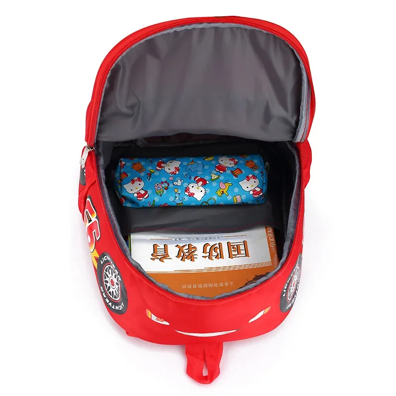 Children's car action characters kindergarten backpacks Lightning McQueen anime shoulder bags children's toys holiday gifts