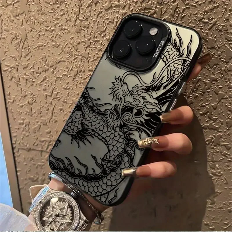Eastern Myths Legends Chinese Dragon Totem Anti-Drop Phone Case