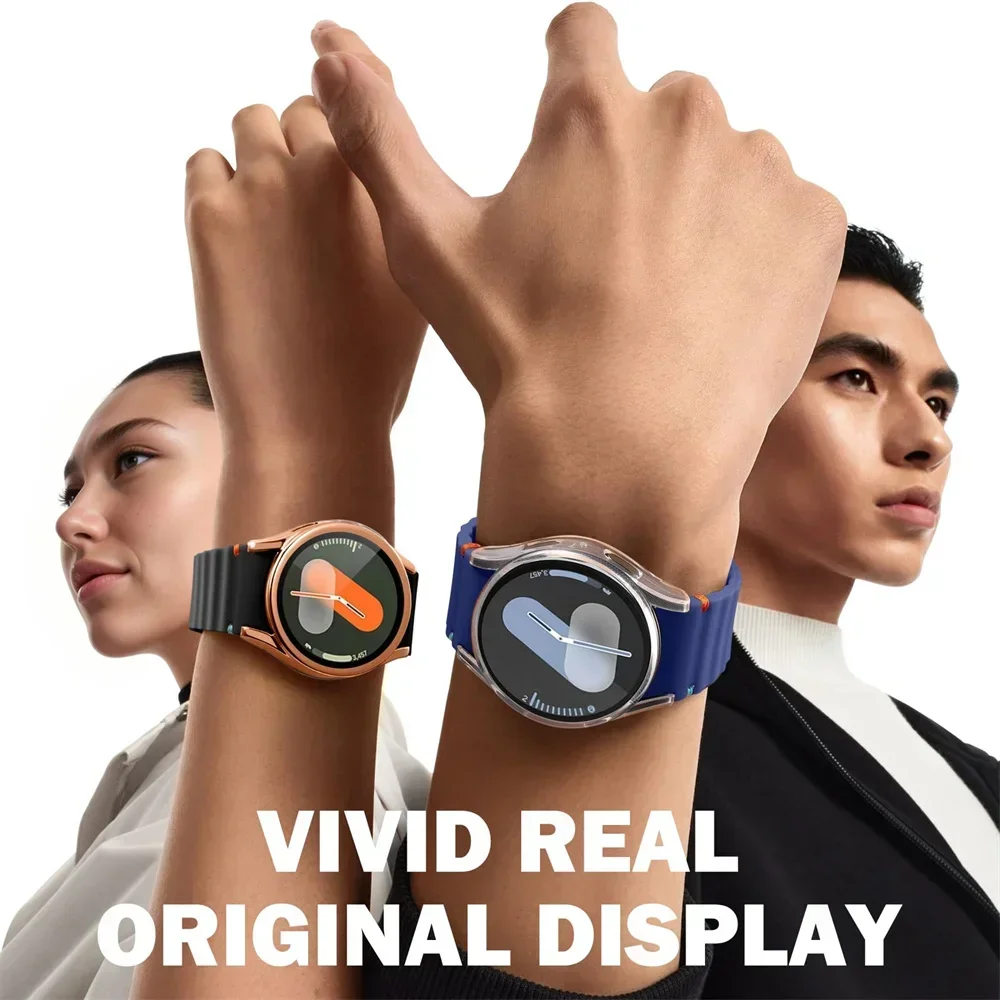 Premium All-Around TPU Bumper Protective Watch Case with Screen Protector - 40mm/44mm