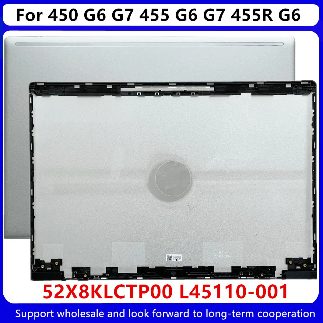 para hp Probook 450 g6 g7 455 g6 g7 455r g6 Hsn-q17c5 Lcd Capa Traseira Capa Traseira um Escudo 52x8klctp00 L45110001 Novo