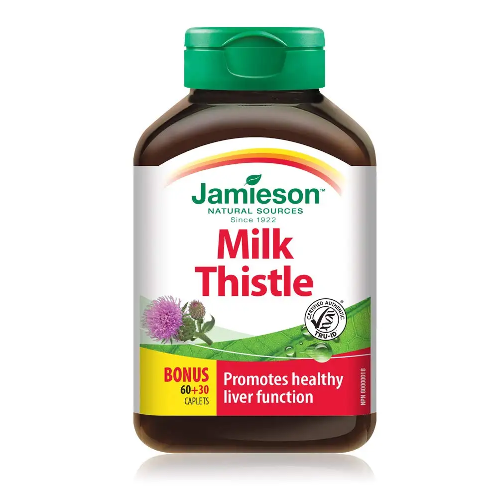 

Jamieson Canada Milk Thistle 150 mg - 90 Caplets
