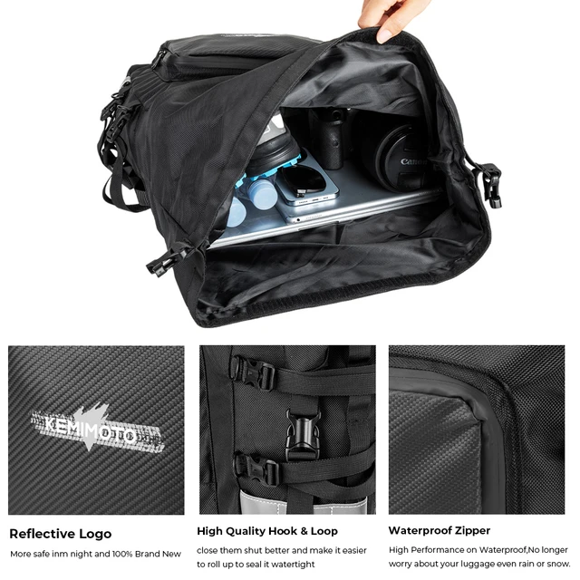 Motorcycle SaddleBag Universal 25L Per Side Bag With Removable For BMW R1200GS LC R1250GS R 1200GS F800GS LC ADV F850GS F750GS