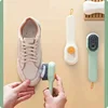 A82X-Shoe Brush Capable Of Adding Liquid Multifunctional Shoe Cleaner Brush Cleaning Tool For Soft Fur Clothes 1