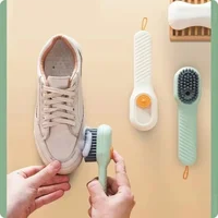 A82X-Shoe Brush Capable Of Adding Liquid Multifunctional Shoe Cleaner Brush Cleaning Tool For Soft Fur Clothes 1
