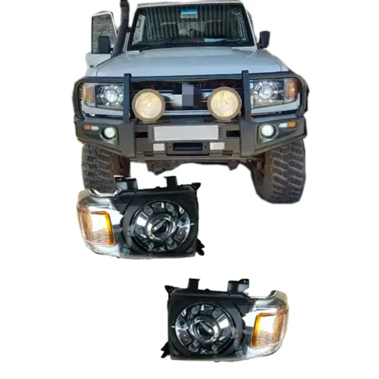 

Wholesale Pickup Lc70 Lc75 Car Modification Led Headlight for LAND CRUISER Lc76 Lc78 Lc79 Head Light Front Lamp