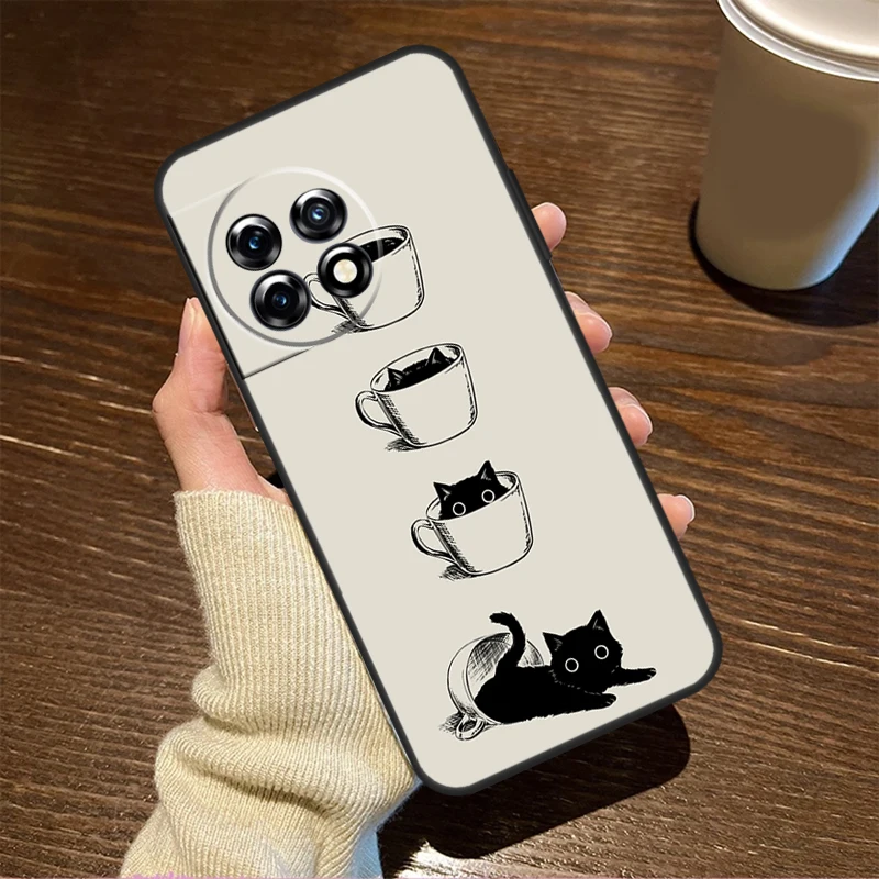 Black Cats Ink Cute Pet Witch Art Phone Case Cover