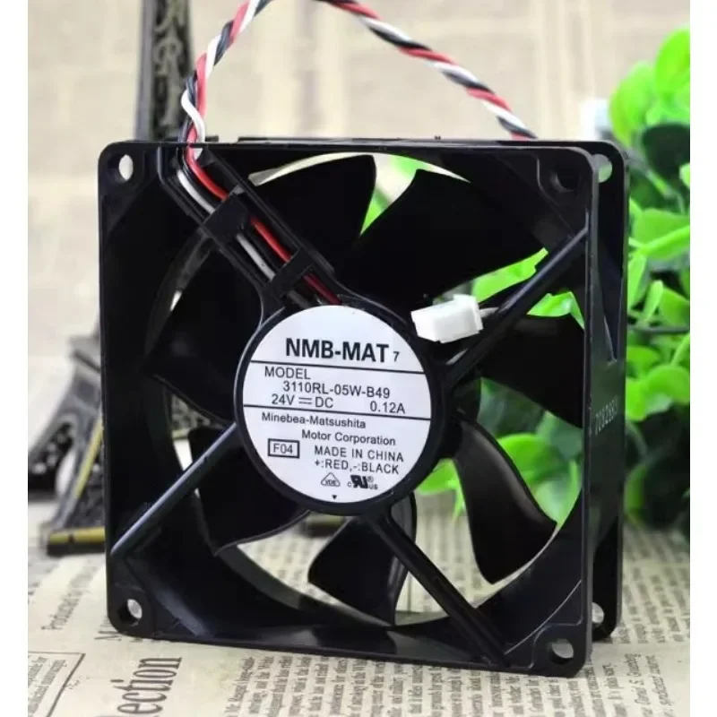 

Оригинальный новый вентилятор для NMB 3110RL-05W-B49, 8 см, 8025 дюйма, 24 В, а, 3-проводная частота стандарта, 80*80*25 мм