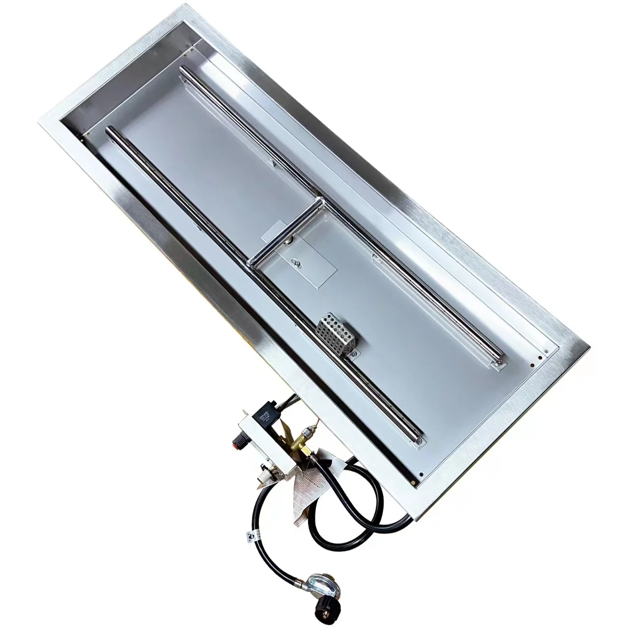 

36×12 Inch Stainless Steel Gas Propane Brazier System Outdoor Stove Table Accessory System Heater Fire Pan