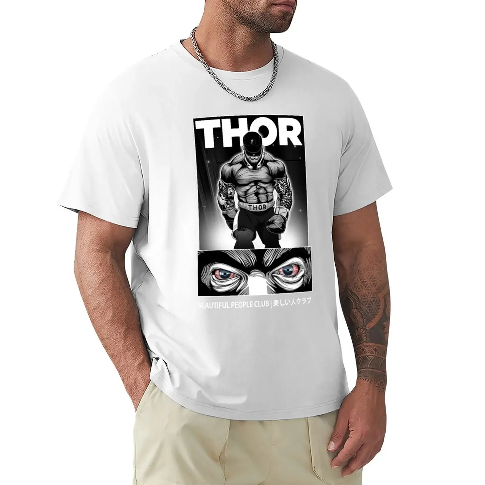 Thor Bjornson - Hafthor Strongman Boxe Fight T-Shirt Sport Fans Summer Tops For A Boy Mens Champion T-Shirt