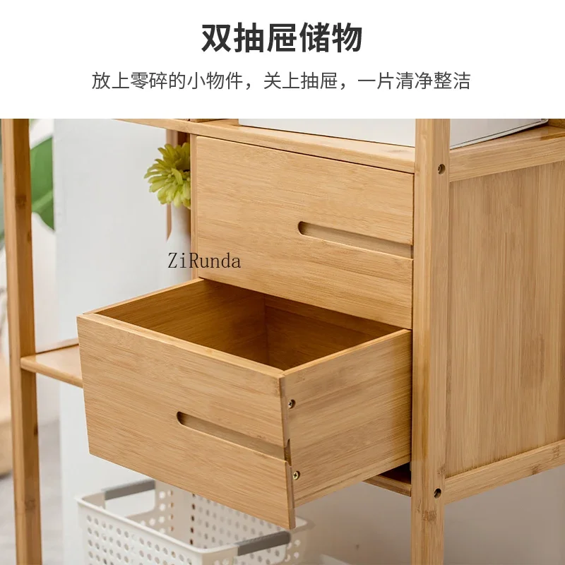 Simple bookcase bookshelf multi-layer solid wood shelf floor combination creative children's small living room shelf