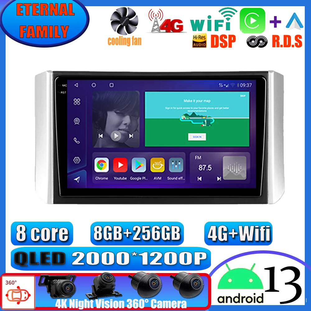 

9 Inch Android 13 Car Multimedia Player Stereo Radio For Mitsubishi Xpander 2017 - 2020 GPS Navigation Bluetooth DSP NO 2Din DVD