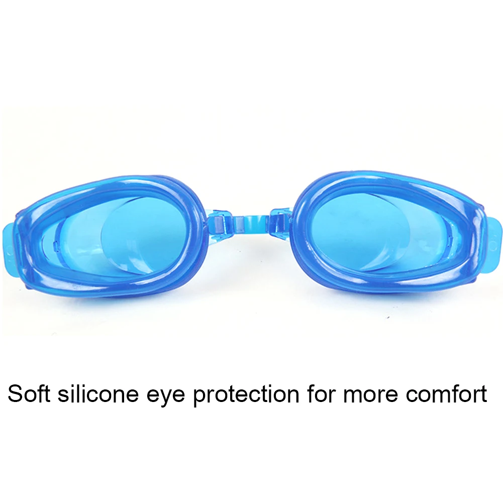 Full Protection Anti-Fog Swim Goggles Wide View Clear Vision Comfortable Fit Adjustable Nose Bridge Stylish Design for Women Men