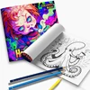 Coloring Drawing Paper Student Adult Uncompression Drawing Paper Tracing Book Features A Variety of Animals 5