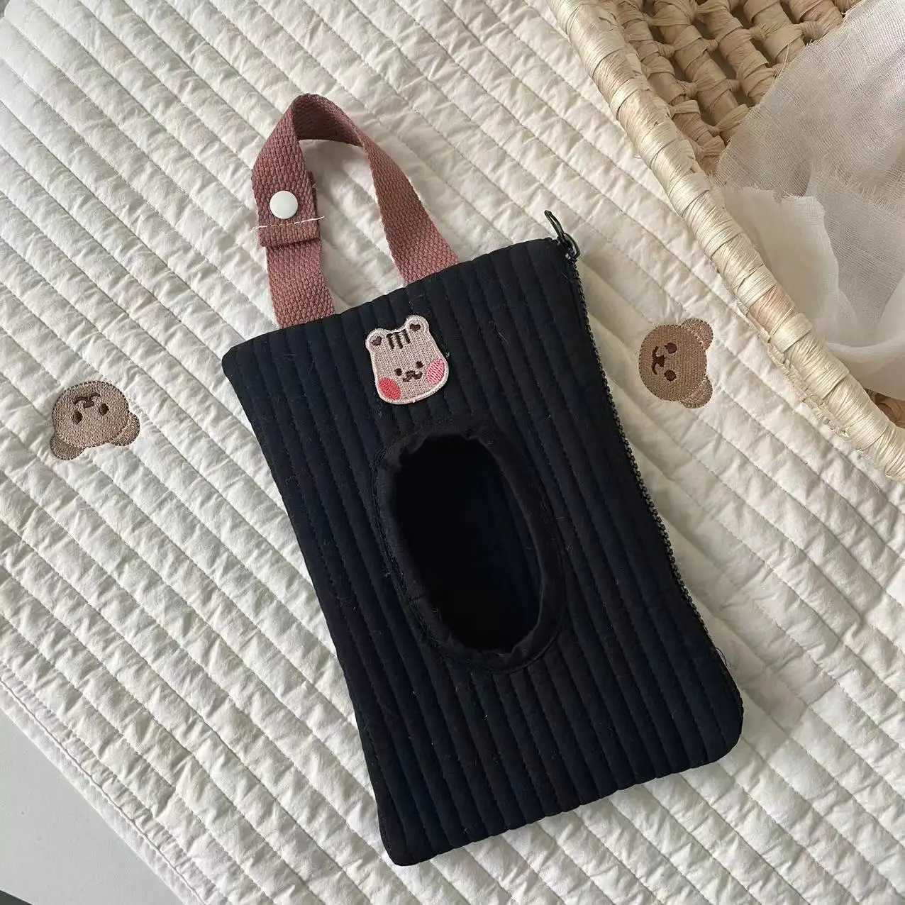 Kinderwagen Zubehör Feucht tücher Fall Taschentuch Box Reise Auto tragbare Aufbewahrung tasche Handtuch bezug Neugeborene Hänge tasche für Wagen neu – Detail 16