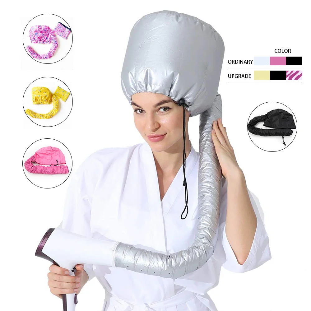 MulticolorHairDryerCapPortablePermHatBathAidsHoodHealthyHairdressingToolSalon