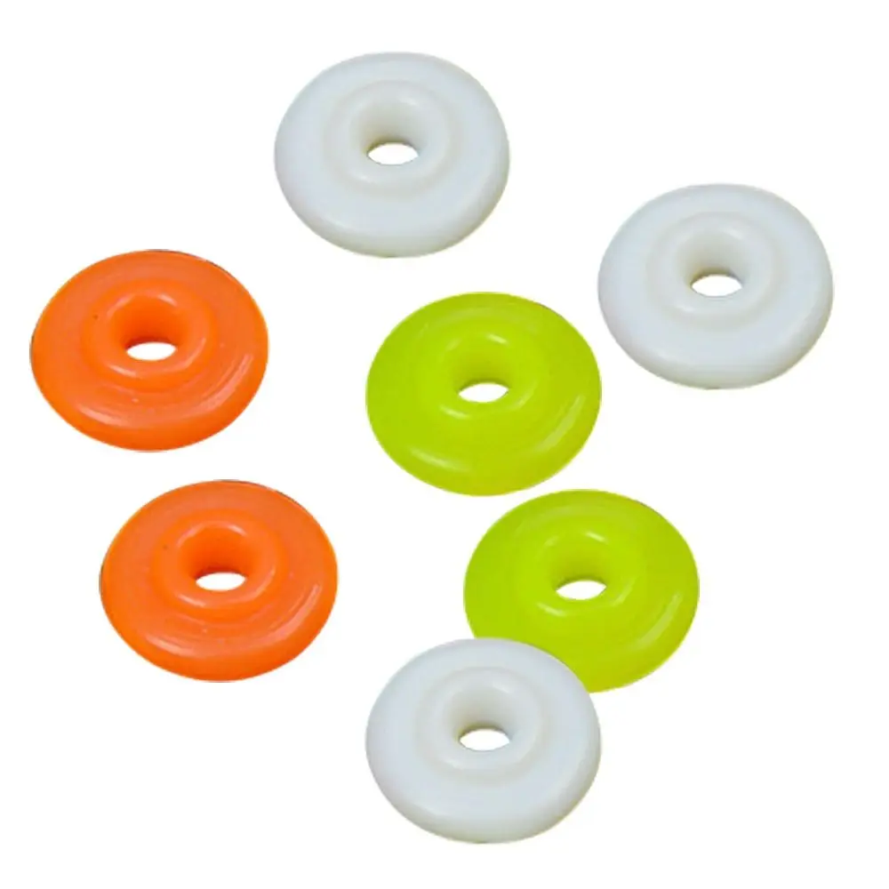 100 stücke halbrunde Stopper Perlen Sea Rock Fishing Float 3/4mm rot schwimmende Angel geräte Zubehör Werkzeuge – Detail 6