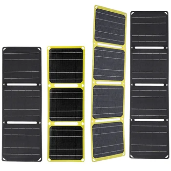 ​30W/40W 5V Portable Cell Phone Charge Panels PD 20W QC 3.0 5V 9V 12V Foldable Mobile Power Bank Charger for USB A C Power Bank 1