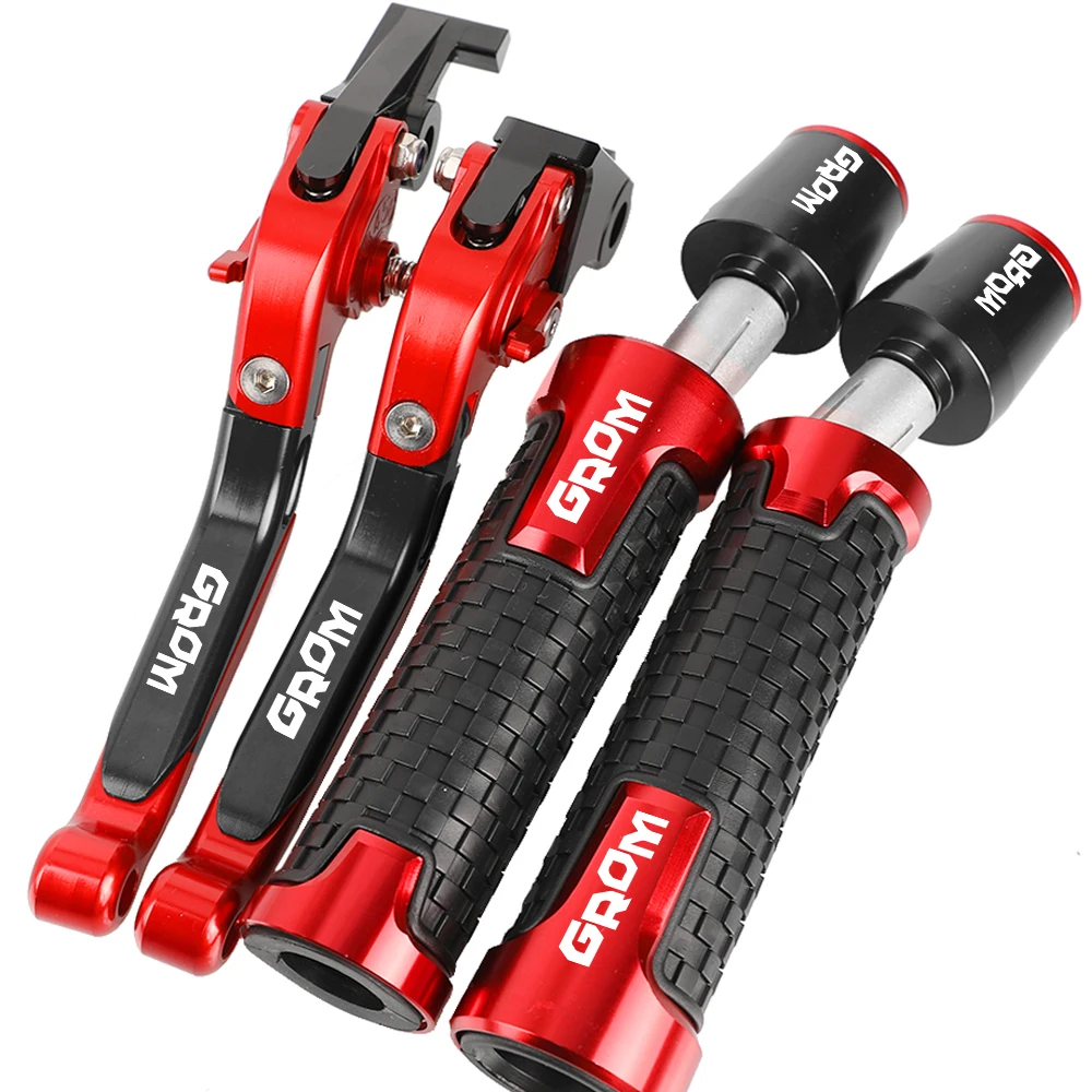 

For HONDA GROM125 GROM 125 2018 2019 2020 2021 2022 -2024 Motorcycle Accessories Adjustable Brake Clutch Levers Handlebar grips
