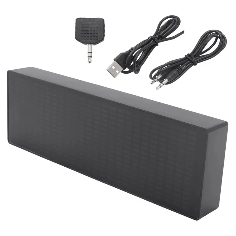 고품질 컬러 LED 음악 스펙트럼 전자시계 1624RGB 폴라 분위기 램프 레벨 표시기 (음성+유선 제어)